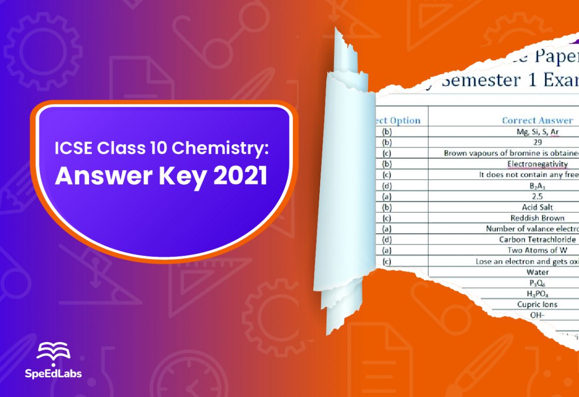 ICSE Class 10 Chemistry Answer Key 2021-22 ICSE Class 10 Chemistry Answer Key 2021-22